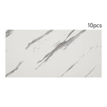 10Pcs Peel and Stick Marble Wall Stickers, SW0983 (Ver.2)