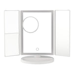 Tri-Fold Makeup Mirror with LED Strip Light, SW0978
