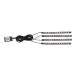 4-Piece LED Car Ambient Light with Remote Control, JC0016