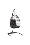 Garden Sanctuary Outdoor Hanging Egg-Shaped Chair, WB0060