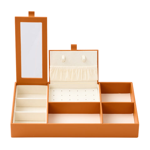 PU Leather Jewellery Storage Box, HM070141 (Ver.2)