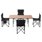 Portable Folding Camping Table with 4 Chairs, OF220017