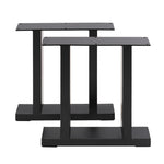 Set of 2 Black Iron Table Legs, PM0556