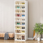 9-Tier Foldable Storage Cabinet Shoes Organizer with Doors, SW1001 (Ver.2)