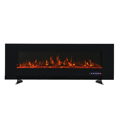 Livingandhome 72-inch Wall Mounted Electric Fireplace with Remote Control, PM1340