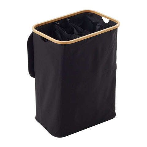 3 Compartments Laundry Basket with Lid, WZ0219