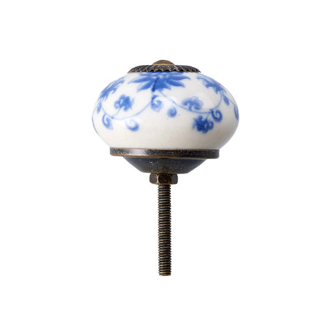 6Pcs Ceramic Furniture Knobs Pull Handles, ZY0095 (Ver.2)