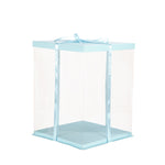 Clear Plastic Cake Gift Box with Ribbon, SC0994