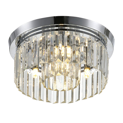 Livingandhome Crystal Mount Ceiling Light, LG1308