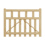 4x3ft Outdoor Wooden Garden Gate Fence Door, AI1457