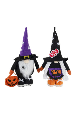 2 Pack Halloween Faceless Gnome Decor, JR0006