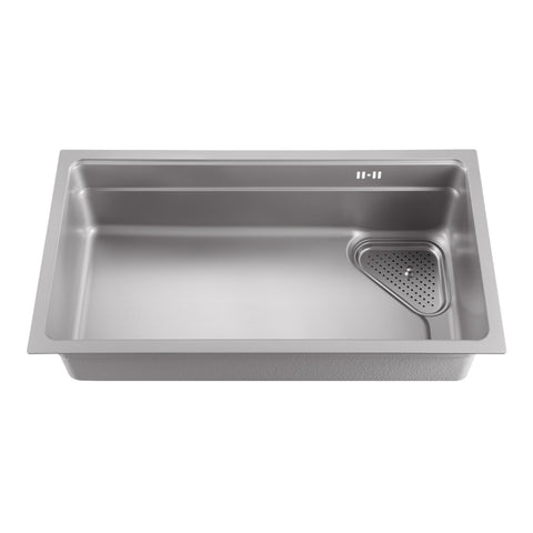 Stainless Steel Single-bowl Kitchen Sink with Drainer Kit, AI1619