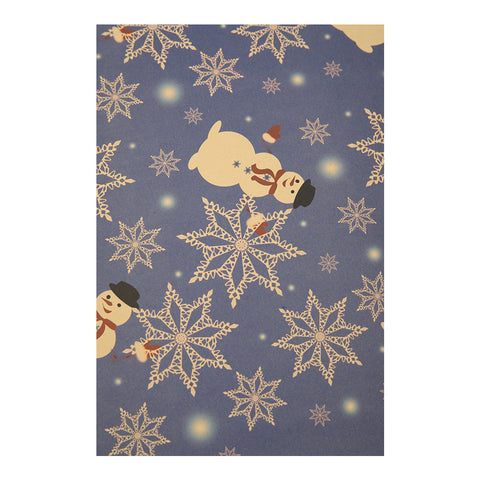 Livingandhome 10pcs Christmas Rustic Kraft Wrapping Paper Sheets, SW0795