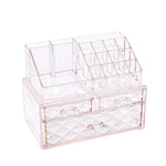Livingandhome Plastic Tiered Makeup Organizer with Drawers, SC1600