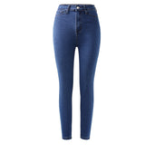 High-Waisted Slim Fit Jeans, CC061975
