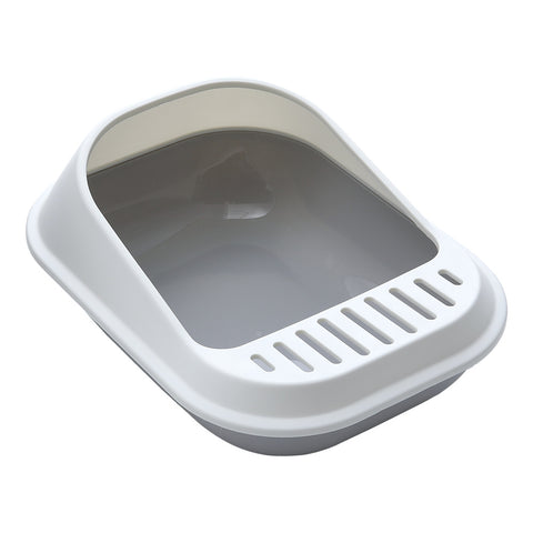 Open Top Cat Litter Box-Grey, WF0120