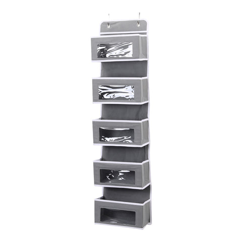 Lifeideas 5-Tier Door Cabinet Non Woven Fabric Hanging Organizer, LY0001