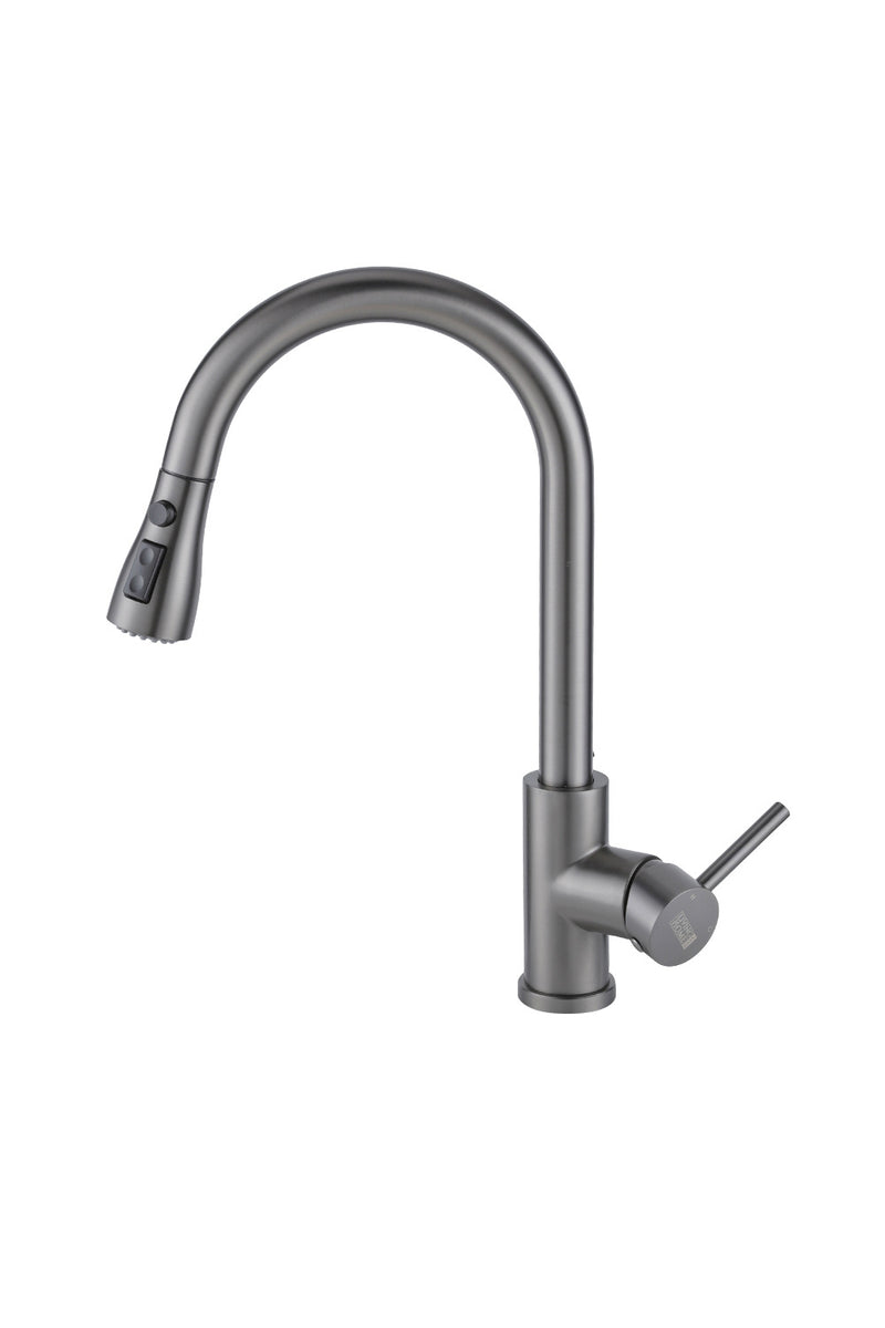 Bathroomdeco Retractable Commercial Pulldown Kitchen Faucet, DM0822 ...
