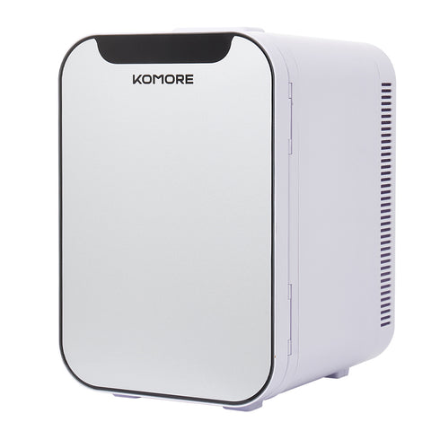 White 18L Dual-Use Mini Refrigerator, DM1020