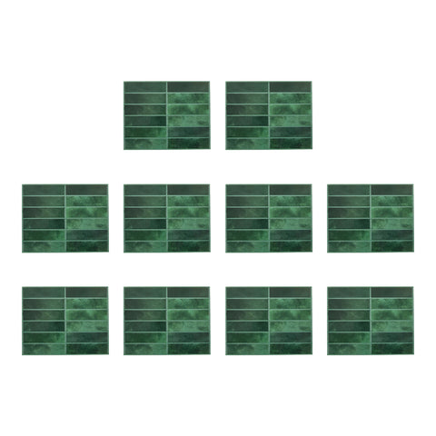 10Pcs Self-Adhesive Wall Tile Stickers, HF070017 (Ver.2)
