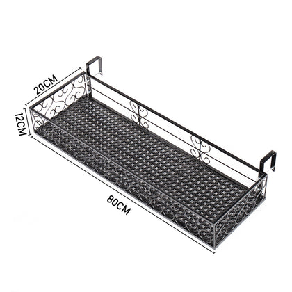 Hanging Railing Planter Flower Pot Holder, SC1331 (Ver.2)