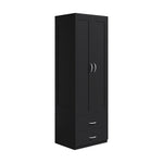 Modern 2-Door Wardrobe with 2 Drawers, FB490043FB490044