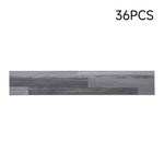 36Pcs Wood-Grain PVC Self-Adhesive Plank Flooring Set, MD040176