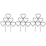 3Pcs Heart-Shaped Stackable Plant Climbing Trellises, GD200004