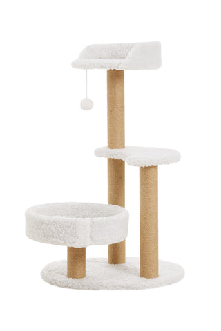 Padded Cat Tower with Sisal Scratching Post, FI1182