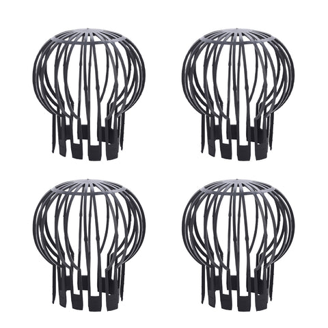 Pack of 4 Plastic Gutter Downpipe Guards, CT0553