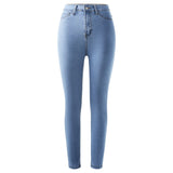 High-Waisted Slim Fit Jeans, CC061975