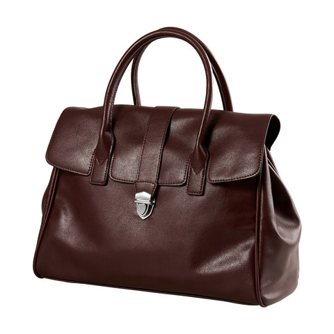 PU Leather Flip Handbag Tote Bag, CB300002 (Ver.2)