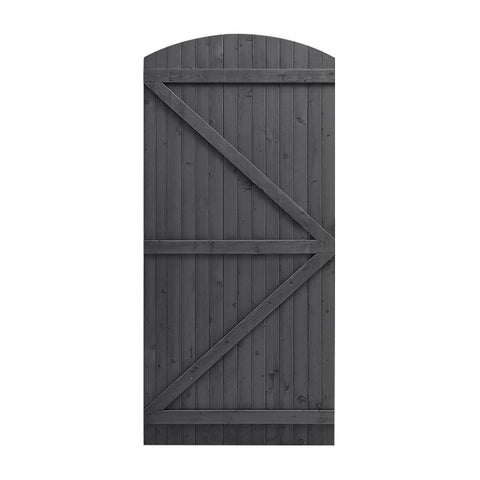 Semi Braced Arch Top Strong Wooden Garden Gate, LG1412