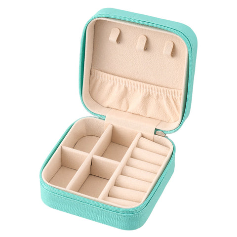 Portable PU Leather Travel Jewellery Box, HM070148 (Ver.2)