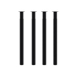 Set of 4 Round Metal Table Legs, PM1547