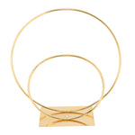 Gold Metal Circle Garland Frame for for Home Party Wedding Decorations, SC0247