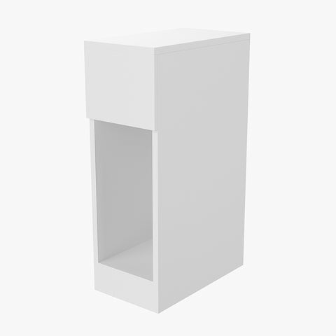 White Bedside Table with a Drawer, FB490001