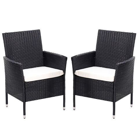 Set of 2 Rattan Chairs Garden Furniture, LG1783 (Ver.2)