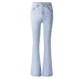 Stretchy Bootcut Jeans with Pockets, CC061835