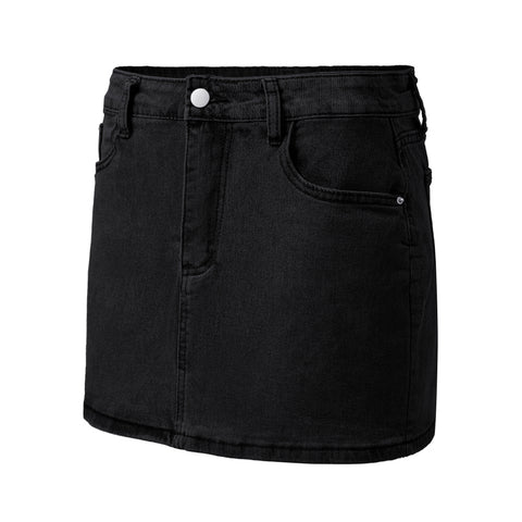 Casual High-Waisted Denim Mini Skirt, CC060532 (Ver.2)