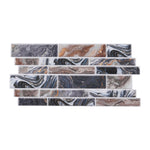 20Pcs Self-Adhesive Wall Tile Stickers with Marble Effect, HF070456