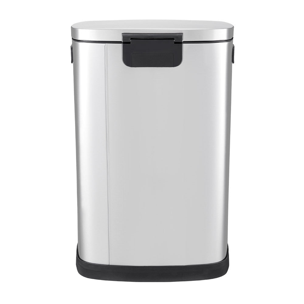 50L Stainless Steel Step Open Trash Can, KT0097 – EVER STRONG