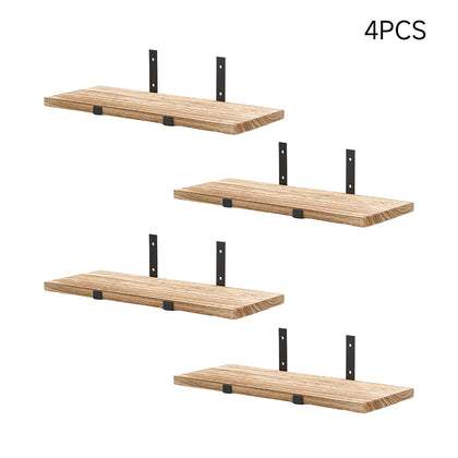 Set of 4 Wall-Mounted Floating Shelves, FL070067 (Ver.2)