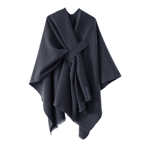 Oversized Plain Shawl Wrap, CA290104
