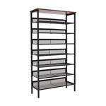 8-Tier Mesh Shelves Shoe Rack, XY0350