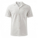 Striped Short-Sleeve Shirt, CC290934