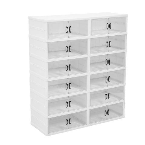 6-Tier Foldable Storage Box with Magnetic Doors, SW1012 (VER.2)