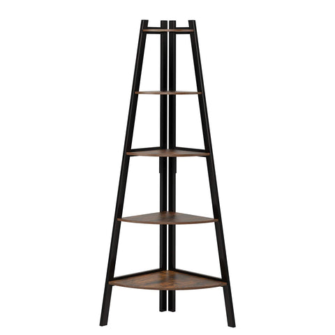 5-Tier Vintage Ladder Corner Shelf, SP2363