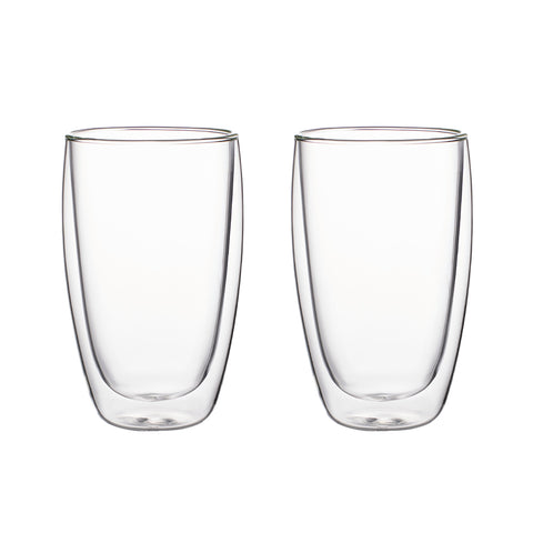 2-Pack Double-Walled Borosilicate Glass Coffee Cups, HD320002 (Ver.2)