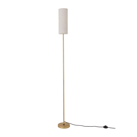 Linen Lampshade Floor Lamp with Remote Control, FQ0007 (Ver.2)